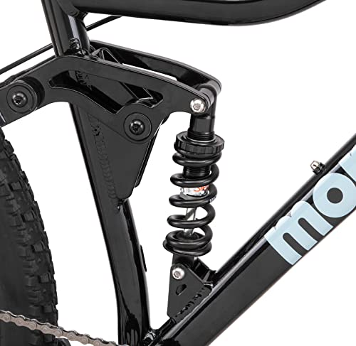 Mongoose Impasse 2.0 Mountain Bike 8-Speed Full Suspension 29-Inch Black/Blue