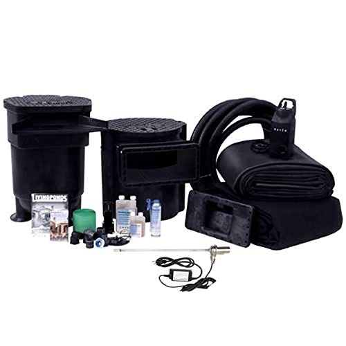 Savio Complete Pond Package PP3050UV 3000 Gallon with 50-Watt Uvinex System Black