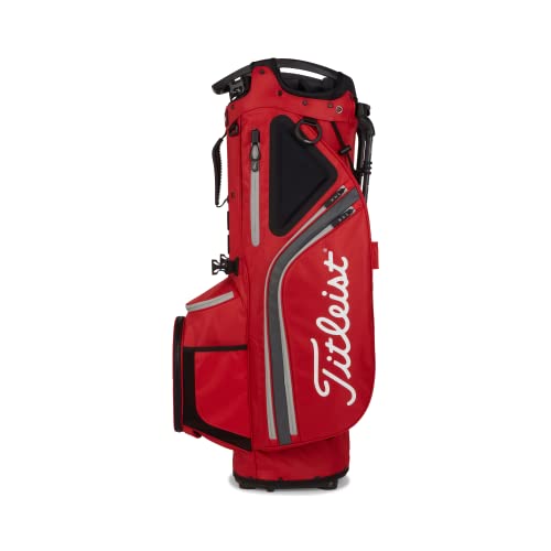 Titleist Hybrid 14 Golf Bag Red/Charcoal/Gray