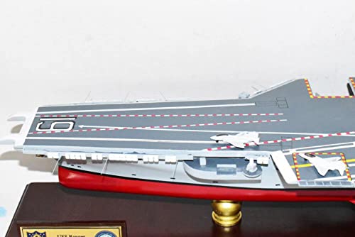Squadron Nostalgia LLC USS Ranger CV-61 Aircraft Carrier Model 36 Inches Mahogany Multicolor