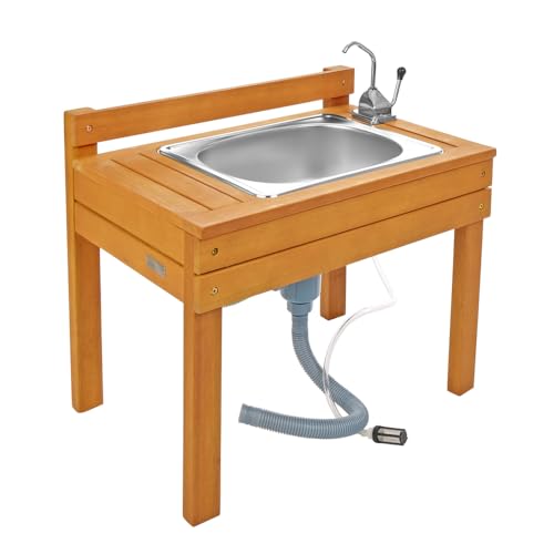 Excellerations Outdoor Toddler Mud Kitchen Wood