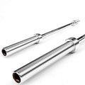 ZHLL 6-Foot /33LB Colored Olympic Bar for Weightlifting and Squatting Six-Foot Eight-Axis Silver