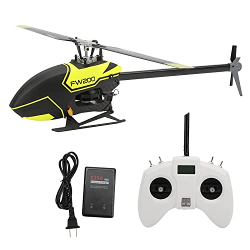 Shanrya FW200 Remote Control Helicopter 6CH Self Stabilizing Yellow