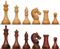 The Chess Store Llamrei Staunton Chess Set Rosewood & Boxwood 4.25" King