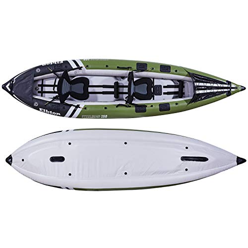 Elkton Outdoors Steelhead Inflatable Fishing Kayak Tandem