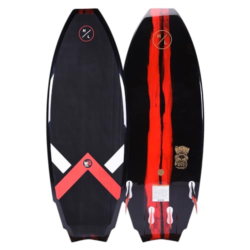 Hyperlite Wingman 4.8 Wakesurf Board Black/Red
