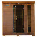 Blue Wave HeatWave SA1318 Klondike 4 Person Cedar Infrared Sauna Bronze