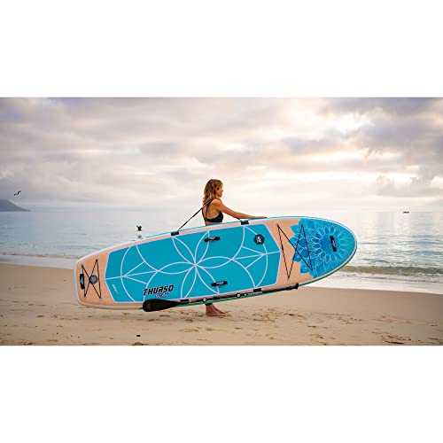 THURSO SURF Tranquility Yoga Inflatable Stand Up Paddle Board Blue