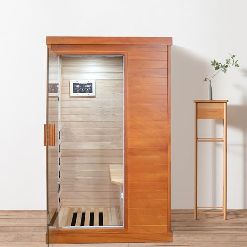 Daleyzay 1 Person Mini Far Infrared Sauna Natural