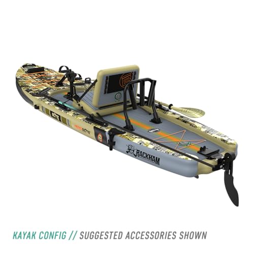 BOTE Rackham Aero Inflatable Fishing Paddle Board 12'4" Verge Camo