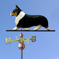 Corgi Hand Carved & Painted Weathervane Tri Pembroke 22 Inch