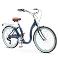 sixthreezero Easy Boarding Women's 7-Speed Bicycle Navy