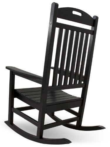 TREX Yacht Club 3-Piece Rocker Chair Set Charcoal Black