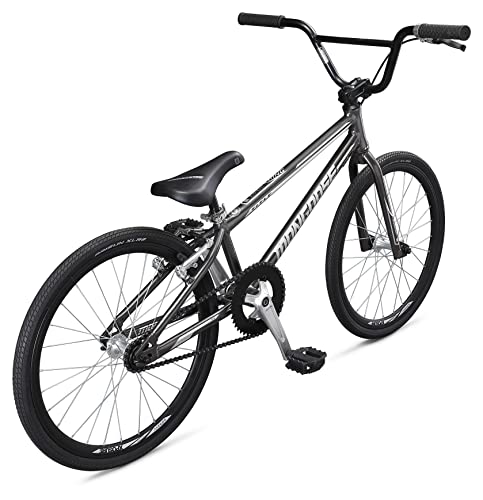 Mongoose Title Expert BMX Race Bike 20-inch Wheels Lightweight Tectonic T1 Aluminum Frame Black