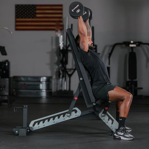 Titan Fitness Adjustable Bench Single Post 600 LB Incline/1000 LB Flat