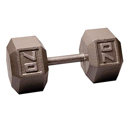 Body-Solid Hex Dumbbells Black
