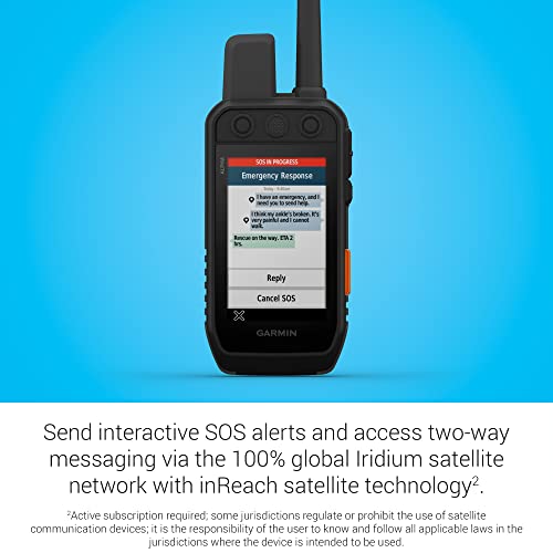 Garmin Alpha 300i Handheld Advanced Tracking and Training with inReach® Technology