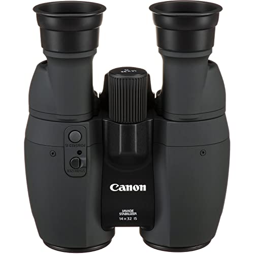Canon Binocular Bundle 14x32 with Lens Shift Image Stabilization & Accessories