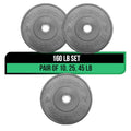 FringeSport MILSPEC Bumper Plates Set Black 100lb-260lb