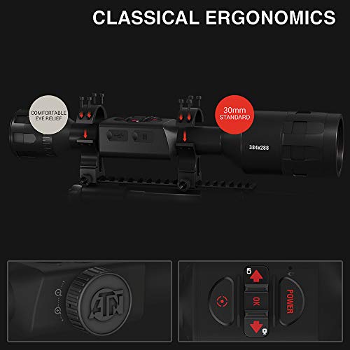 theOpticGuru ATN Thor 4 Thermal Scope 640x480 1-10x with HD Video Black
