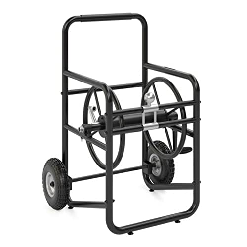 Suncast Professional Portable Hose Reel Cart 200 Foot Black