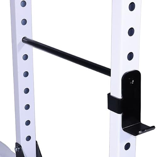 Deltech Fitness Squat Rack with LAT Attachment & 200lb Weight Stack