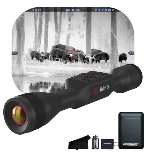 Certified Brands ATN Thor 5 320 5-20x Smart HD Thermal Scope with Video Recording and Ballistic Calculator