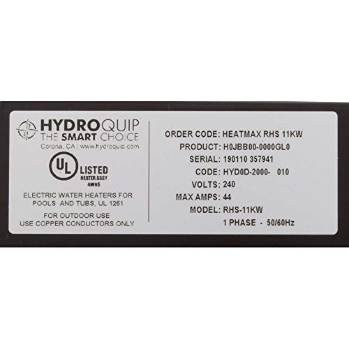 Hydro Quip Heater HeatMax RHS 230v 11kW Weather Tight