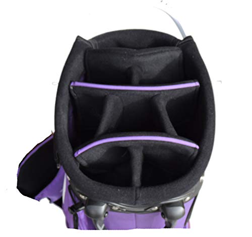 Sephlin - Sephlin Ultra Lite Womens Golf Bag 34" Stand Tall Pink White Purple Silver Gray