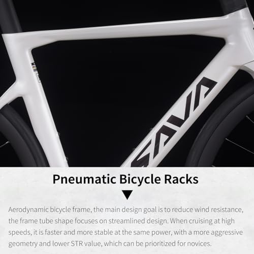 SAVADECK Carbon Siber Road Bike 24-Speed Shimano Ultegra Di2 8170 Black 54cm
