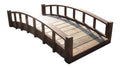 SamsGazebos 6' Treated Moon Bridge Brown