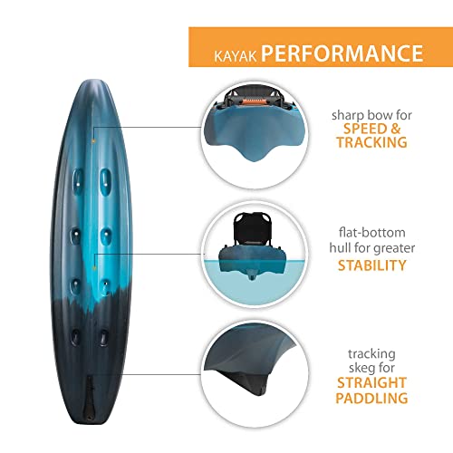 Lifetime Fishing Kayak Yukon Angler 116 Lightning Fusion