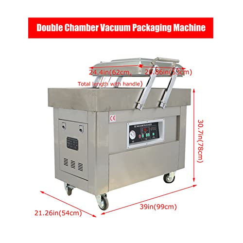 LGXEnzhuo Double Chamber Vacuum Packaging Machine Off-White