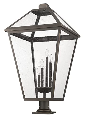 Z-Lite Talbot Outdoor Post 4-Light 240 Watts Oil Rubbed Bronze
