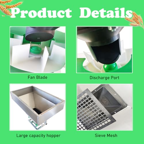 HQHAOTWU 42.3gal Electric ATV Broadcast Fertilizer Spreader