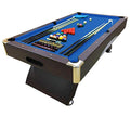 SIMBASHOPPING USA 8' Feet Billiard Pool Table Snooker Full Accessories Game Bellagio Blue 8FT Blue,Red