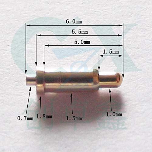 GIMAX 6.0mm Gold Plated SMT Spring Loaded Pogo Pin Connector