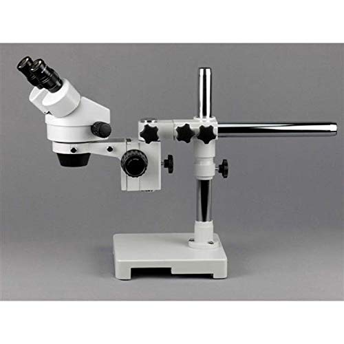 AmScope Professional Binocular Stereo Zoom Microscope WH10x 3.5X-90X White