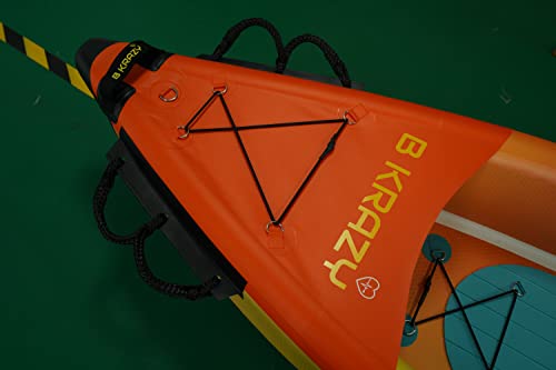 Bkrazy High Pressure Inflatable Kayak 1 Person Complete Package Azur 11.5''
