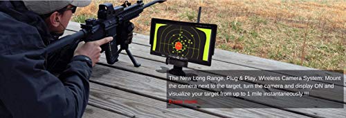 Super Target Systems HD Target Camera & Display Wireless, 1500 Yards Range, Case & 20 Targets Included