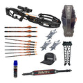 RAVIN R10X 420 FPS Crossbow Bundle with Hard Case, Titanium Broadheads, Arrows, Sling, Bi-Pod, Hat, String Fluid Black