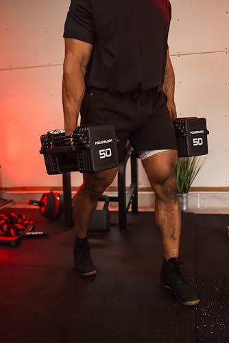 POWERBLOCK Pro 100 EXP Adjustable Dumbbell Black