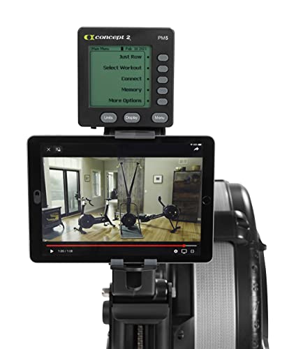Concept2 RowErg Indoor Rowing Machine - PM5 Monitor, Device Holder, Adjustable Air Resistance, Easy Storage Black