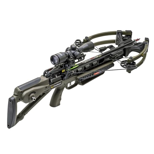 TenPoint Venom X Crossbow Moss Green - 390 FPS, Includes Pro-View 400 Scope & Accessories