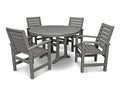 Polywood Nautical Dining Set Slate Grey