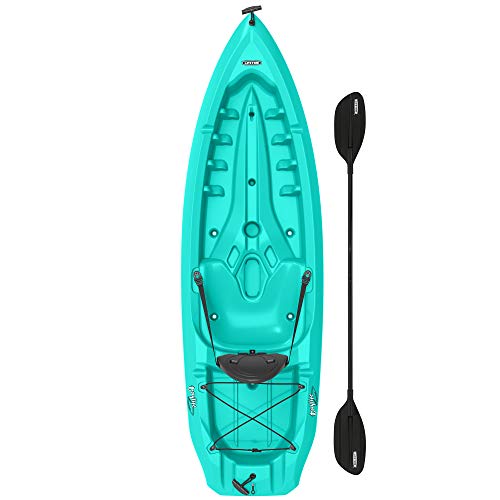 Lifetime Daylite 80 Sit-On-Top Fishing Kayak Paddle Included Aqua