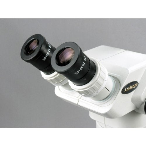 AmScope Professional Binocular Stereo Zoom Microscope Clear