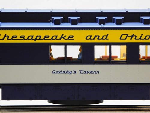 Lionel Chesapeake & Ohio STATIONSOUNDS Diner Car #965 O Gauge Multicolored