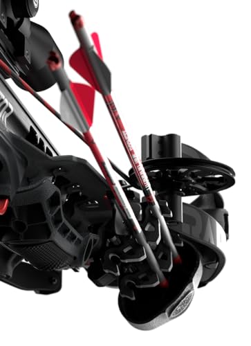 BARNETT Hyper Raptor Crossbow Package with 4x36 Scope, 3 HyperFlite Arrows Black