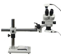 OMAX 3.5X-90X Digital Trinocular Boom Stand Stereo Microscope with 54 LED Ring Light and 1.3MP USB Camera